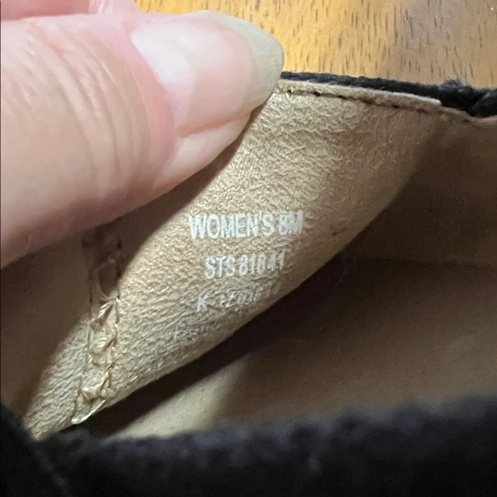 Sperry Black Canvas Espadrilles 8